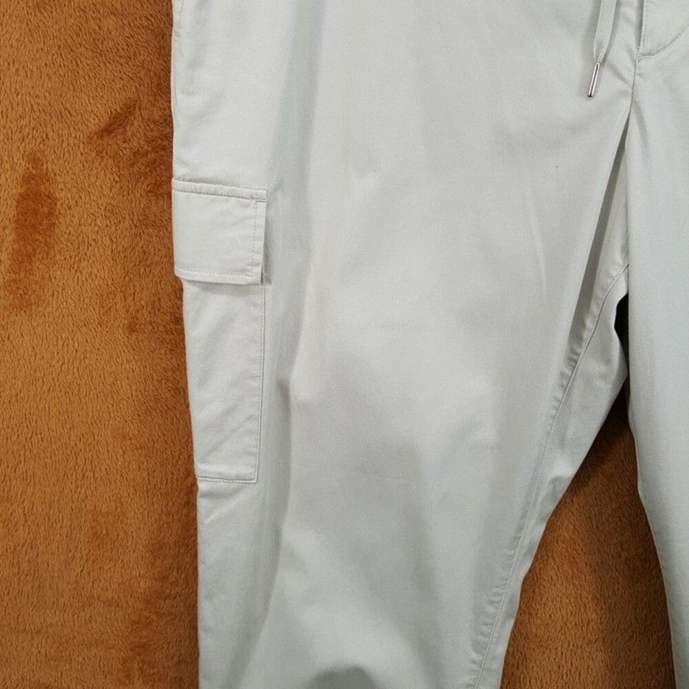 THEORY Pants Mens Size 38 Tan Cargo Drawstring Trouser CURTIS Hanson Twill $245 - Picture 3 of 8
